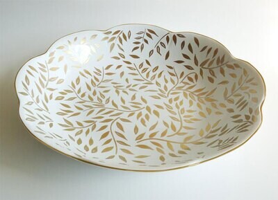 Royal Limoges Olivier Gold Round Deep Platter L211-NYM20583, MPN: L211-NYM20583, 3700409921896