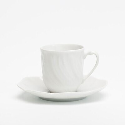 Royal Limoges Ocean White Coffee Saucer T100-OCE00001, MPN: T100-OCE00001, 3700409920783