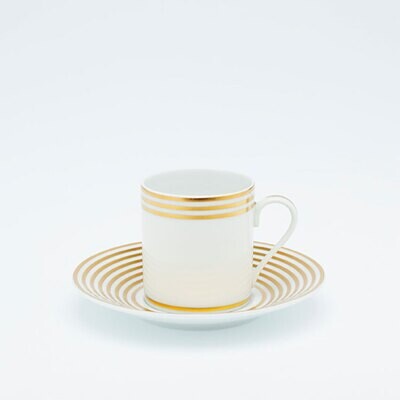 Royal Limoges Lattitudes Gold Coffee Saucer T100-REC20574, MPN: T100-REC20574, 3700409931765