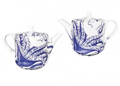 Caskata Lucy Teapot Blue TEA-380, MPN: TEA-380, 817325012485