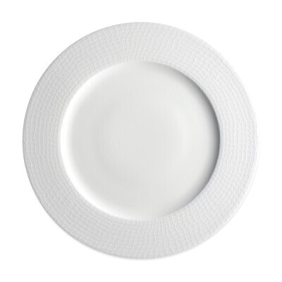 Caskata Catch Rimmed Dinner Plate White DINA-750, MPN: DINA-750, 817325018562