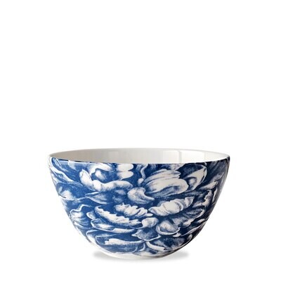Caskata Peony Tall Cereal Bowl Blue CBWLM-860, MPN: CBWLM-860, 816666028292