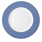 Caskata Newport Stripe Rimmed Charger Blue CHRGA-500, MPN: CHRGA-500, 816666029459