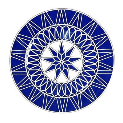 Royal Limoges Blue Star Presentation Plate B300-REC20797, MPN: B300-REC20797, 3700409922404