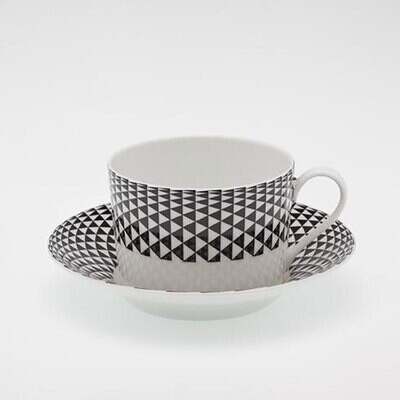 Royal Limoges Black Diamonds Tea Saucer T200-REC20748, MPN: T200-REC20748, 3700409932113