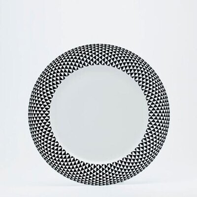 Royal Limoges Black Diamonds Dinner Plate 11 B275-REC20748, MPN: B275-REC20748, 3700409922374