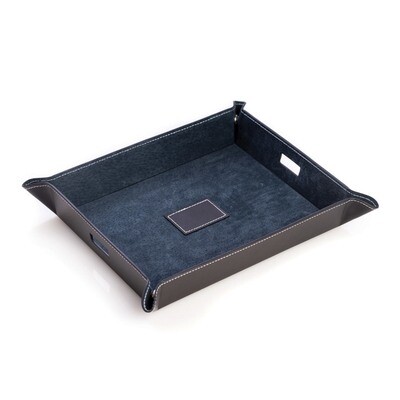 Black Leather Valet &amp; Charging Station with Pig Skin Leather Lining GM13360, MPN: GM13360, 79714053…