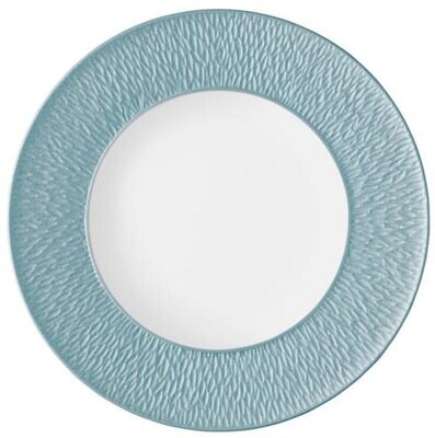 Raynaud Limoges Mineral Irise Sky Blue Deep Plate with Engraved Rim 10.6 Inch 0337-23-250027, MPN: …