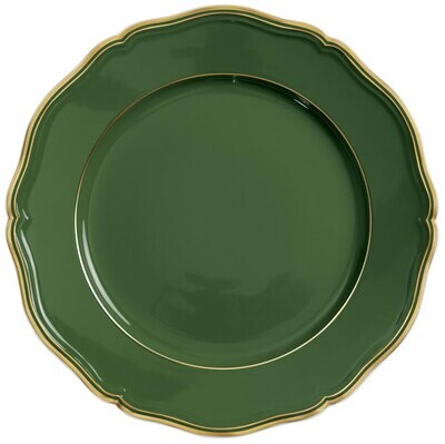 Raynaud Limoges Mazurka Or Green Buffet Plate 12.2 Inch 0872-01-101031, MPN: 0872-01-101031, 790955…