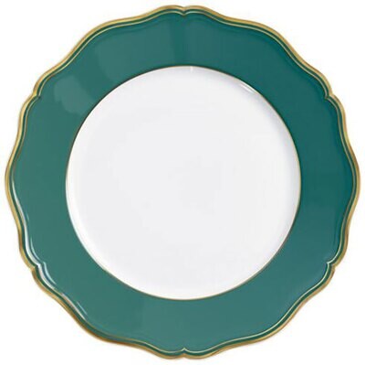 Raynaud Limoges Mazurka Or Turquoise Dinner Plate 10.6 Inch 0871-01-101027, MPN: 0871-01-101027, 79…