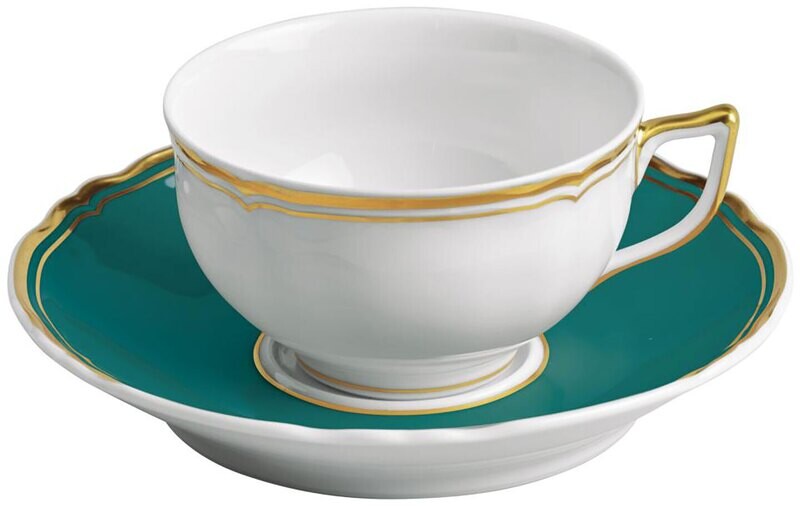 Raynaud Limoges Mazurka Or Turquoise Tea Saucer Extra 6.3 Inch 0871-40-368016, MPN: 0871-40-368016,…