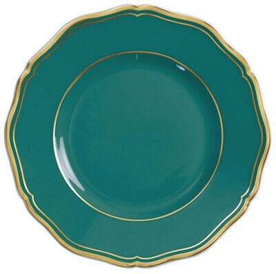 Raynaud Limoges Mazurka Or Turquoise Bread &amp; Butter Plate 6.3 Inch 0871-01-101016, MPN: 0871-01-101…