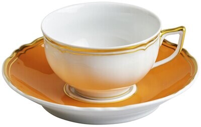 Raynaud Limoges Mazurka Or Orange Tea Saucer Extra 6.3 Inch 0869-40-368016, MPN: 0869-40-368016, 79…