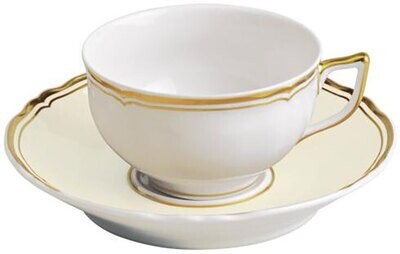 Raynaud Limoges Mazurka Or Ivory Tea Saucer Extra 6.3 Inch 0866-40-368016, MPN: 0866-40-368016, 790…