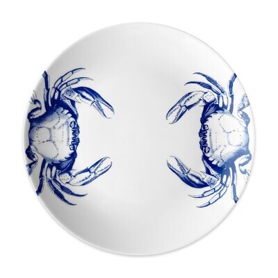Caskata Crab Coupe Dinner Plate Blue DINA-340, MPN: DINA-340, 817325013482
