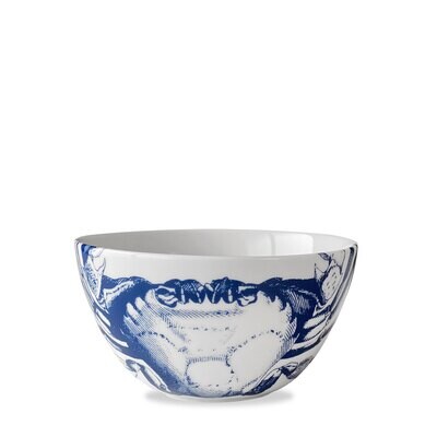 Caskata Crab Tall Cereal Bowl Blue CBWLM-340, MPN: CBWLM-340, 817325014052