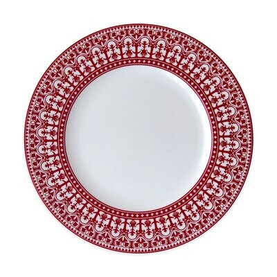 Caskata Casablanca Rimmed Dinner Plate Crimson DINA-165, MPN: DINA-165, 817325013666