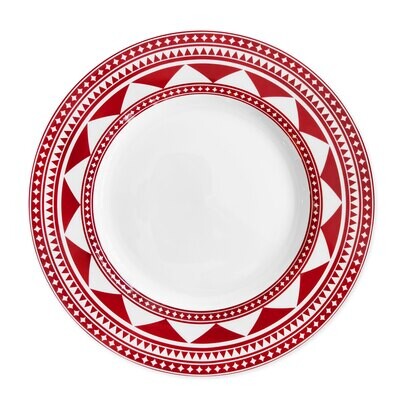 Caskata Fez Rimmed Dinner Crimson DINA-181, MPN: DINA-181, 816666021828