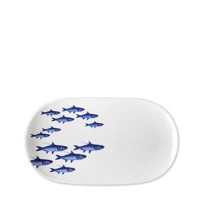 Caskata School of Fish Small Oval Platter Blue SMOVL-870, MPN: SMOVL-870, 817325012423