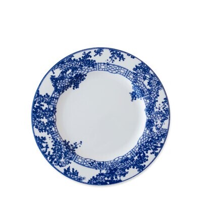 Caskata Toile Tales Rimmed Salad Plate Blue SALA-W550, MPN: SALA-W550, 816666028872