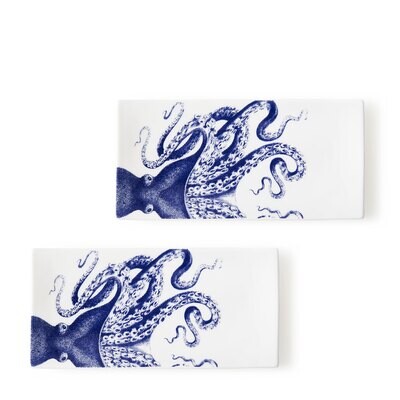 Caskata Lucy Medium Rectangle Set of 2 Blue RPMD-380, MPN: RPMD-380, 816666029114