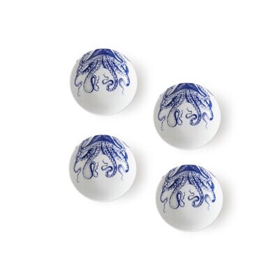 Caskata Lucy Dipping Dish Set of 4 Blue DD-380, MPN: DD-380, 817325011006
