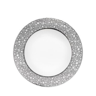 Caskata Elllngton Shine Rimmed Soup Bowl Platinum SOUPL-215, MPN: SOUPL-215, 817325018142