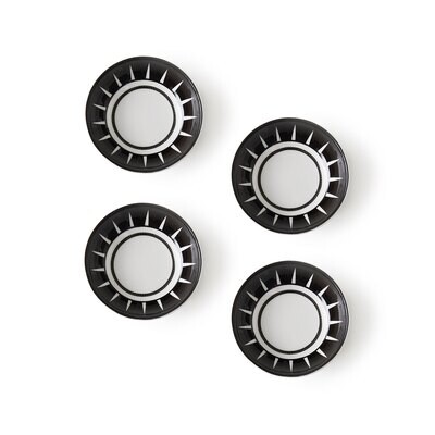 Caskata Marrakech Dipping Dish Set of 4 Black DD-170, MPN: DD-170, 817325010863