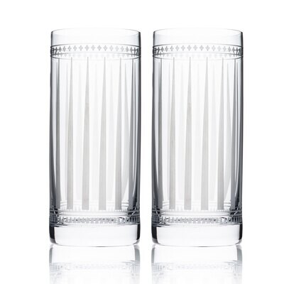 Caskata Marrakech Highball Glasses Set of 2 GL-TALLDRINK-17, MPN: GL-TALLDRINK-17, 817325010412