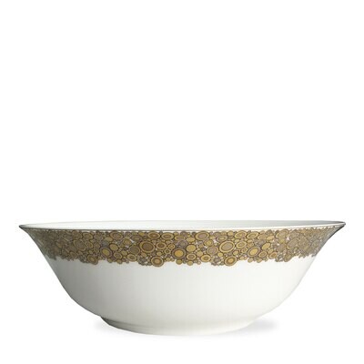 Caskata Ellington Shimmer Serving Bowl Gold Platinum BOMBL-115, MPN: BOMBL-115, 817325019026