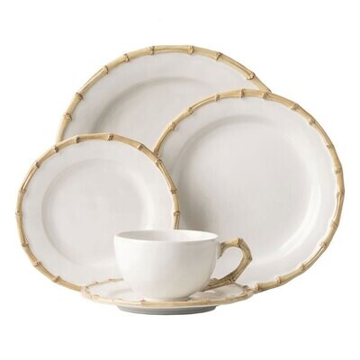 Juliska Classic Bamboo Natural 5 Piece Place Setting KM29/34, MPN: KM29/34, 814057012011