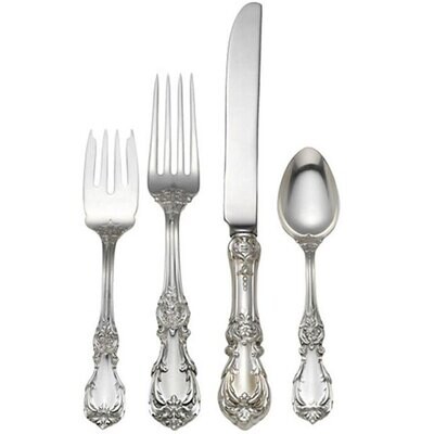 Reed and Barton Burgundy Flatware 4 Piece Place Set Dinner Size 5090898, MPN: 5090898, 735092013835