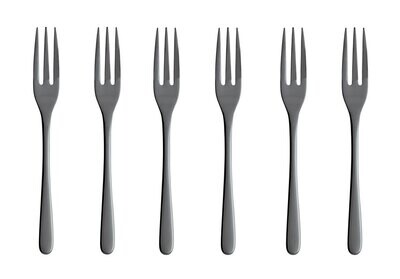 Sambonet Cake &amp; Coffee 6 Piece Cake Forks Taste 52553BA5, MPN: 52553BA5,