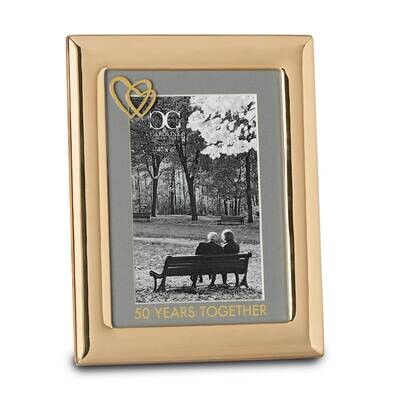 Gold-tone Zinc Alloy 50 Years Together 4 x 6 Inch Picture Frame GM23618, MPN: GM23618, 89945709384