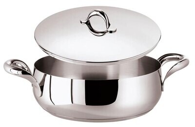Sambonet Kikka Kikka Saucepan 2 Handles 3.5 Qt 7 7/8 Inch 3 3/8 Inch H &amp; Lid 51709-74, MPN: 51709-7…