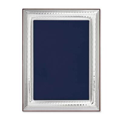 Bilaminate Sterling Silver Hammered 8 x 10 Inch Photo Picture Frame GM3012, MPN: GM3012,