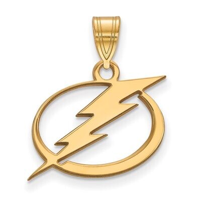 Tampa Bay Ligtning Medium Pendant Gold-plated Silver GP003LIG, MPN: GP003LIG, 886774741000