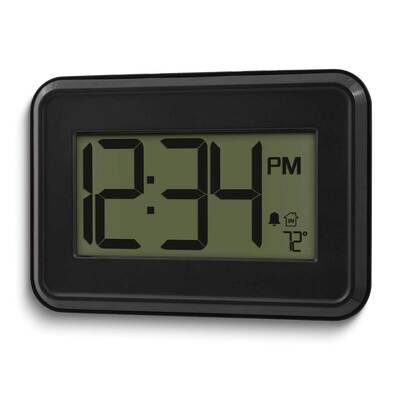 Indoor Temperature and Countdown Timer Digital Wall Clock GM24832, MPN: GM24832, 757456079035