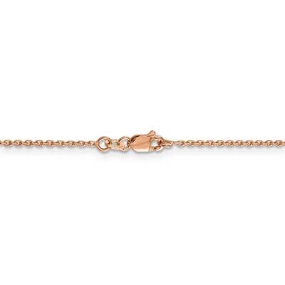 22 Inch 1.4mm Diamond-cut Cable Chain 14k Rose Gold RSC21-22, MPN: RSC21-22, 886774605364