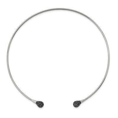 Hematite Flexible Neck Wire Stainless Steel Polished SRN2535 by Chisel, MPN: SRN2535, 0