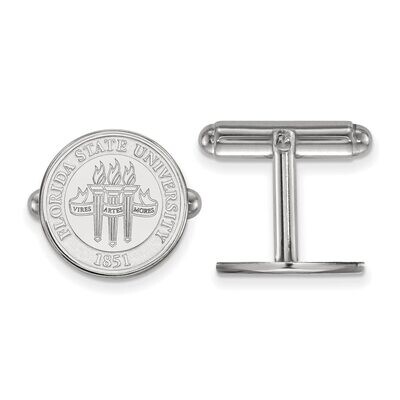 Florida State University Crest Cuff Link Sterling Silver SS080FSU, MPN: SS080FSU, 886774683669