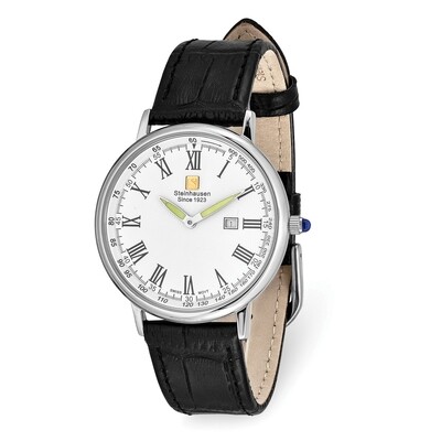 Steinhausen Altdorf Stainless Steel White Dial Black Strap Watch  XWA5804, MPN: XWA5804, 8496890262…