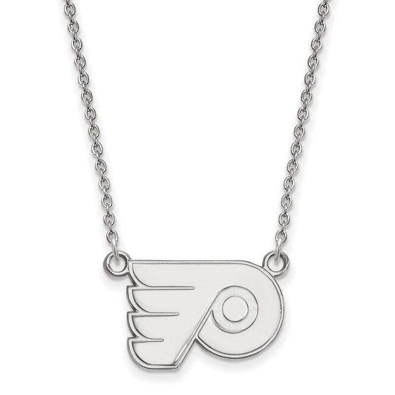 Philadelphia Flyers Small Pendant with Chain Necklace 14k White Gold 4W013FLY-18, MPN: 4W013FLY-18,…