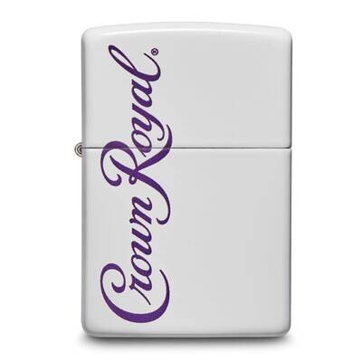 Zippo White Matte Crown Royal Lighter GM25788, MPN: GM25788,