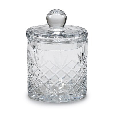 Optic Crystal 5inch Medallion II Jar with Lid GM14717, MPN: GM14717, 47105606164