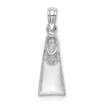 Scuba Flipper Charm 14k White Gold K7748W, MPN: K7748W, 196904085332