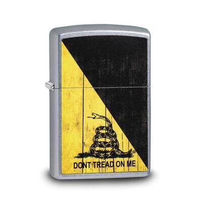 Zippo Street Chrome Yellow Dont Tread On Me Lighter GM22088, MPN: GM22088, 191693087185