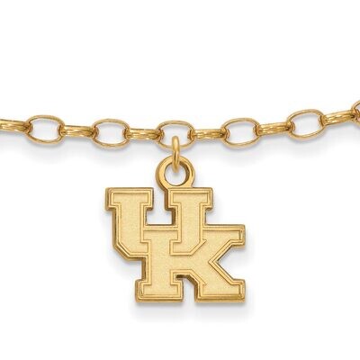 University of Kentucky Anklet Gold-plated Silver GP030UK, MPN: GP030UK, 886774933870