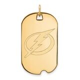 Tampa Bay Ligtning Large Dog Tag 10k Yellow Gold 1Y025LIG, MPN: 1Y025LIG, 886774735863