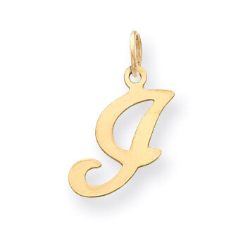 Die Struck Initial I Charm 14k Gold YC248I, MPN: YC248I, 883957971032